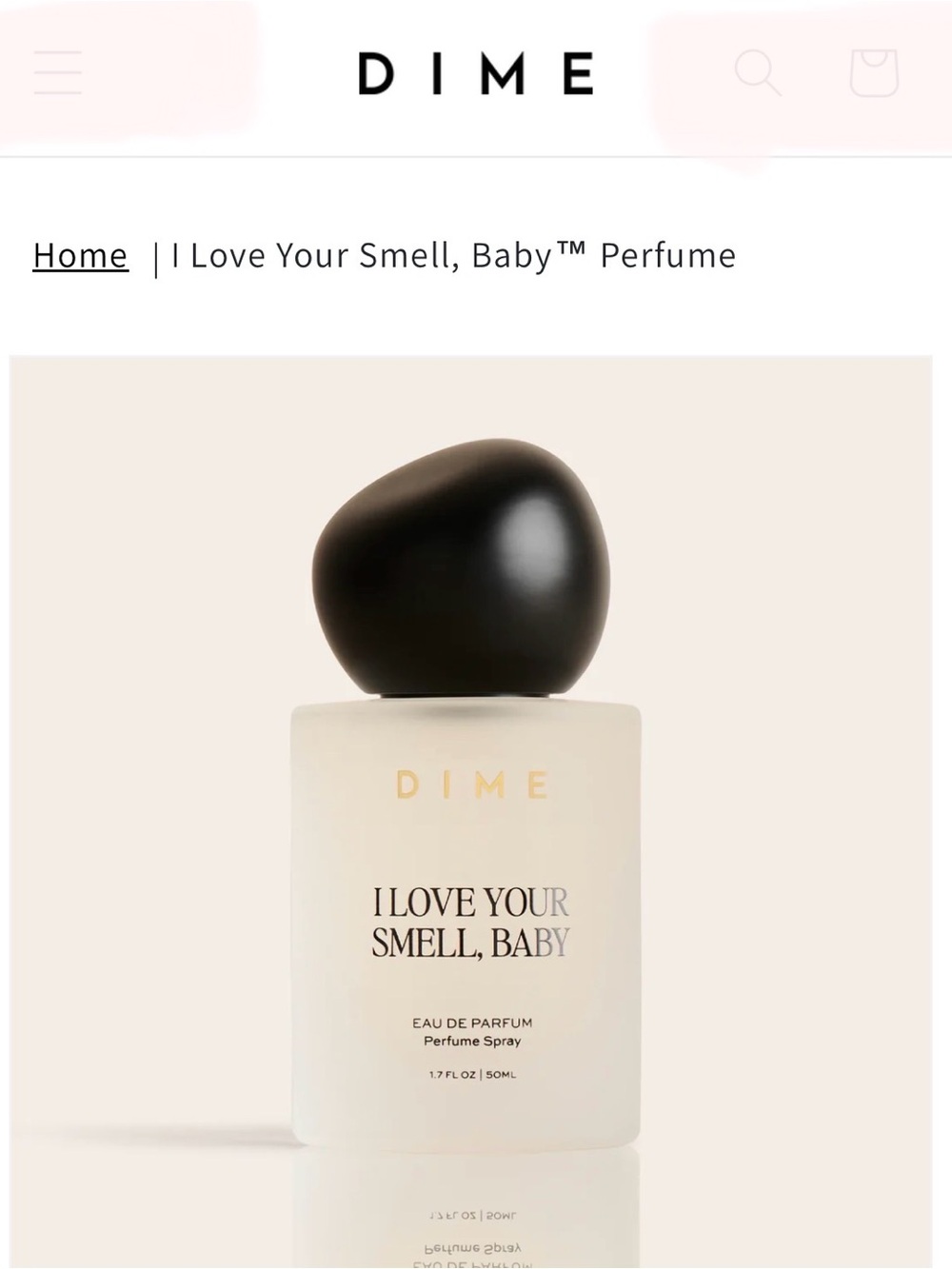 NIB I Love Your Smell, Baby™ Perfume by Dime